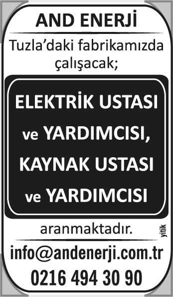 Eleman İlanı