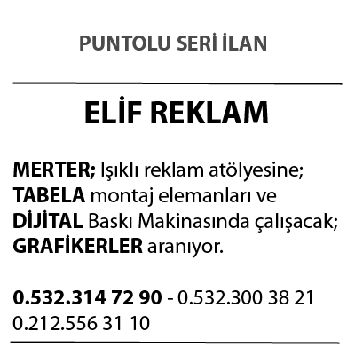 Sabah Gazetesi Seri İlan